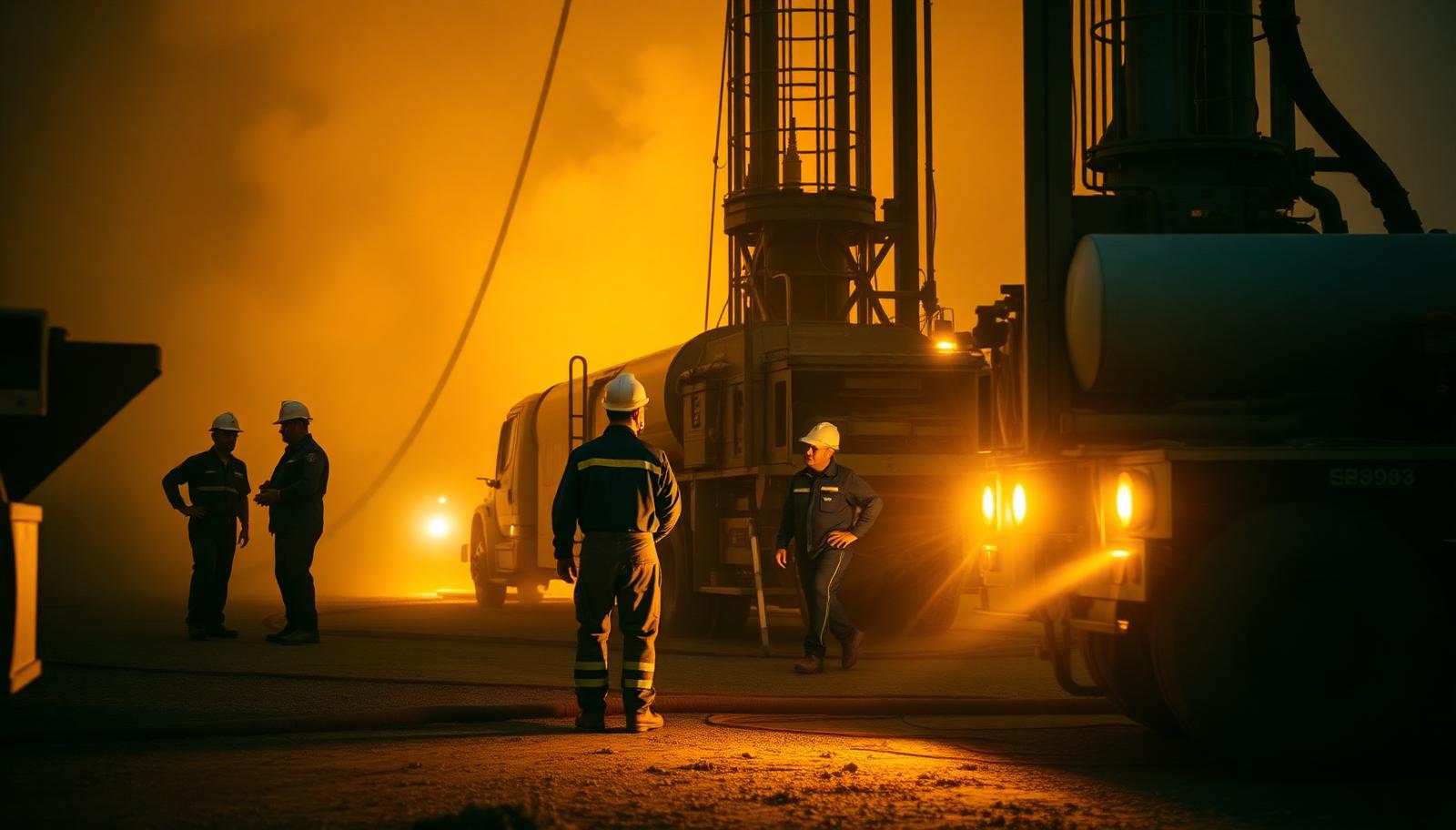 Equipos de bombeo para fracturamiento hidráulico en el campo